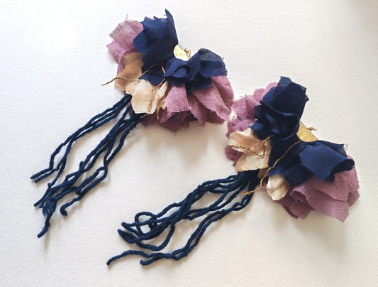 Aretes Tobala Tencel y lana