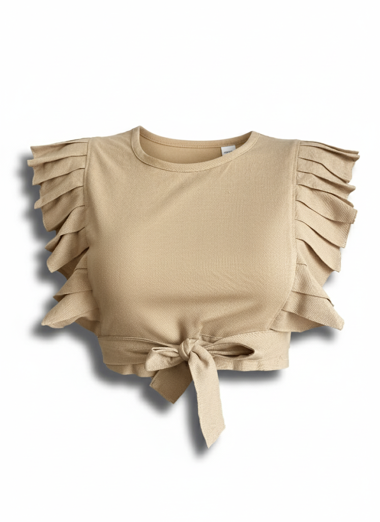 Basicos Blusa cruzada lisa