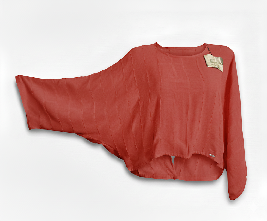 Blusa Emma con alforzas
