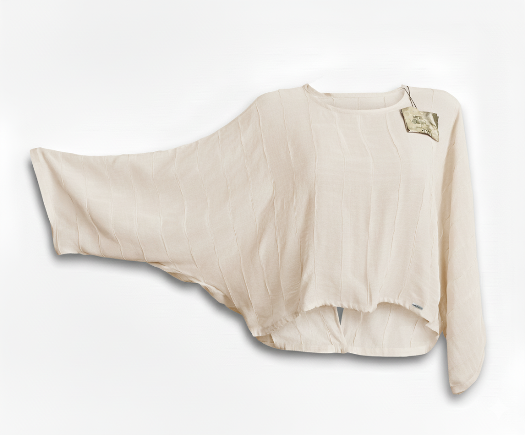 Blusa Emma con alforzas