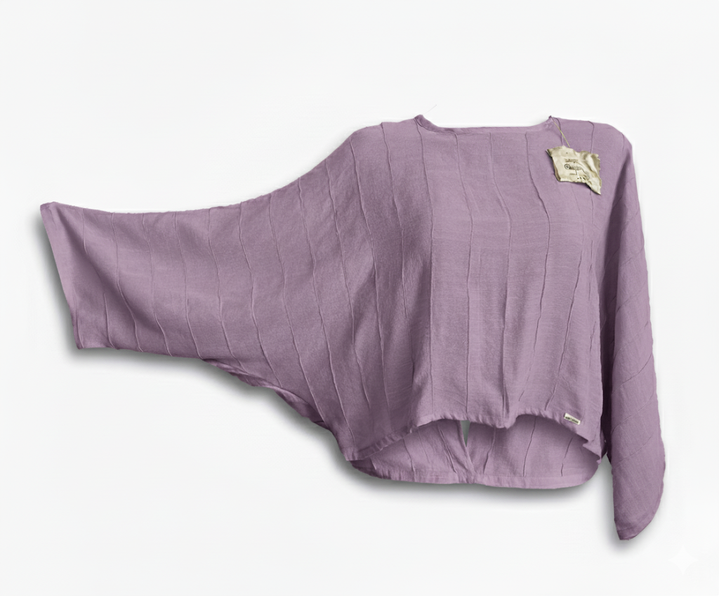 Blusa Emma con alforzas
