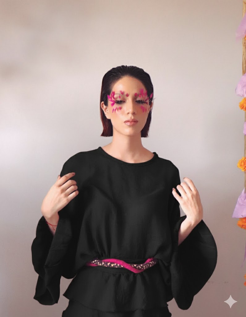 Blusa "Tobalá Kimono": Tencel - Sofisticación hecha a Mano en Oaxaca