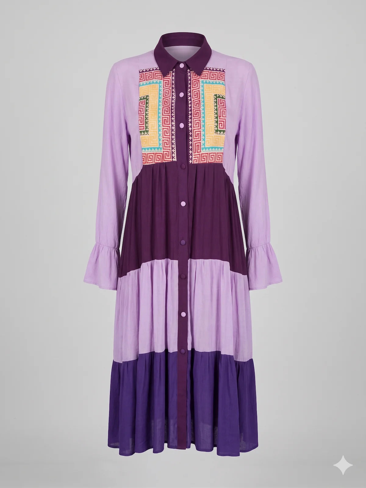 Vestido de Gala con botonadura