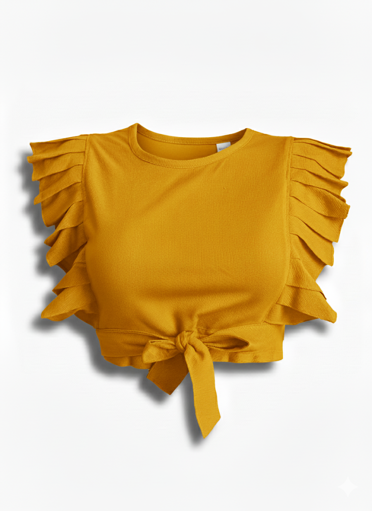 Basicos Blusa cruzada lisa