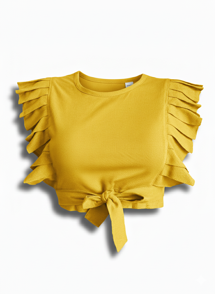 Basicos Blusa cruzada lisa