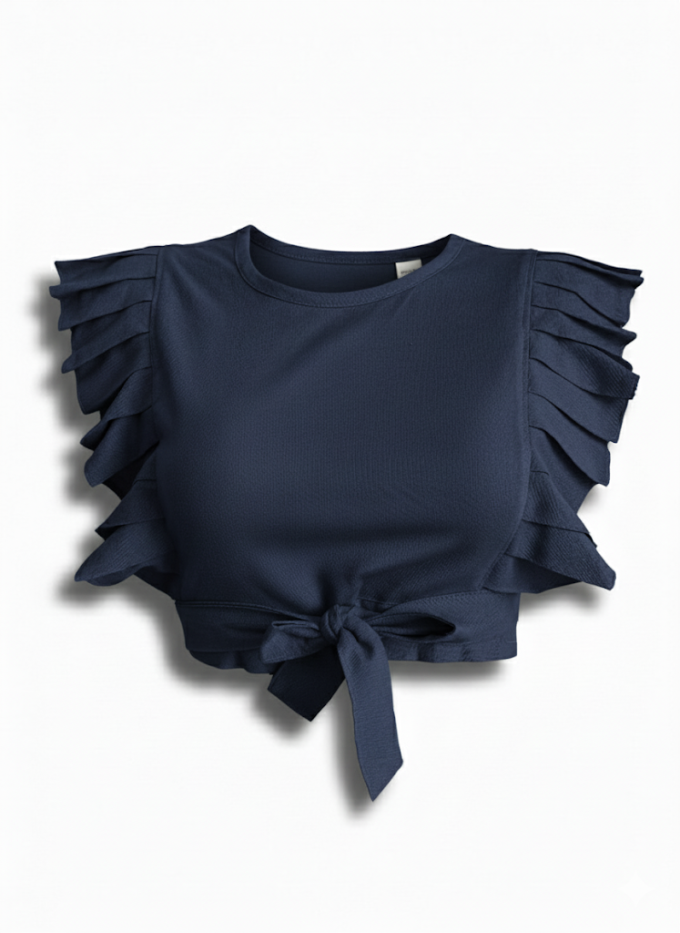Basicos Blusa cruzada lisa
