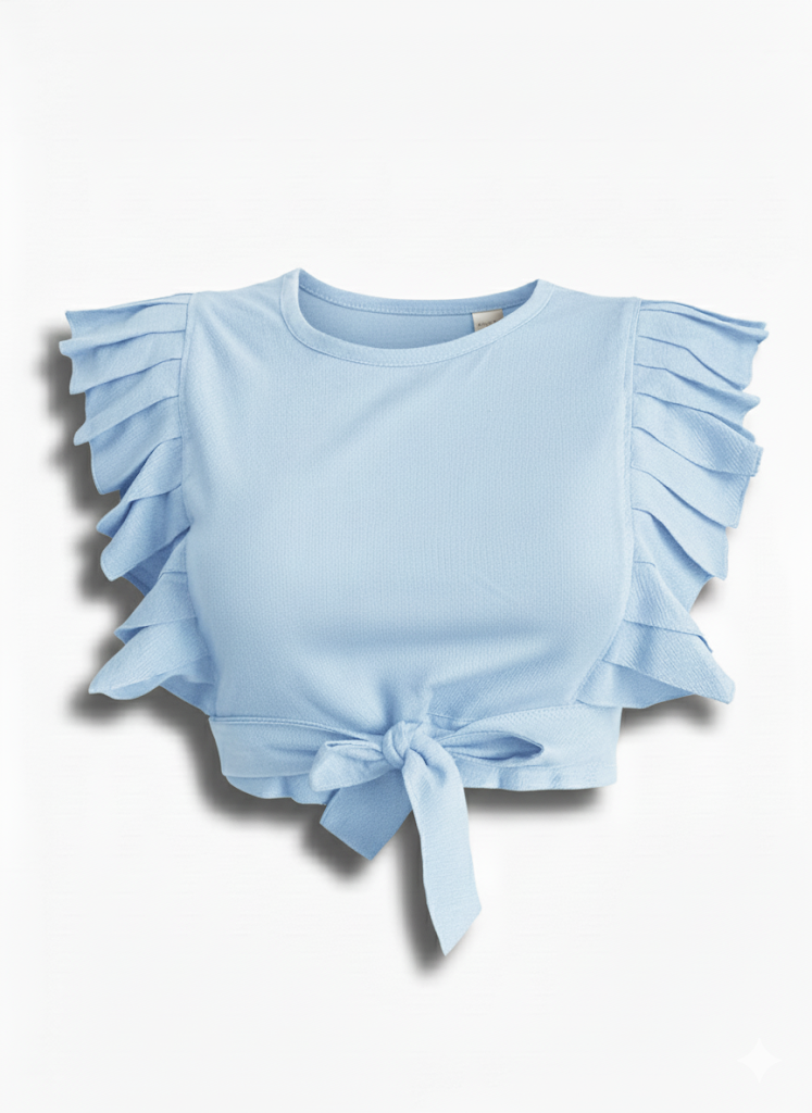 Basicos Blusa cruzada lisa