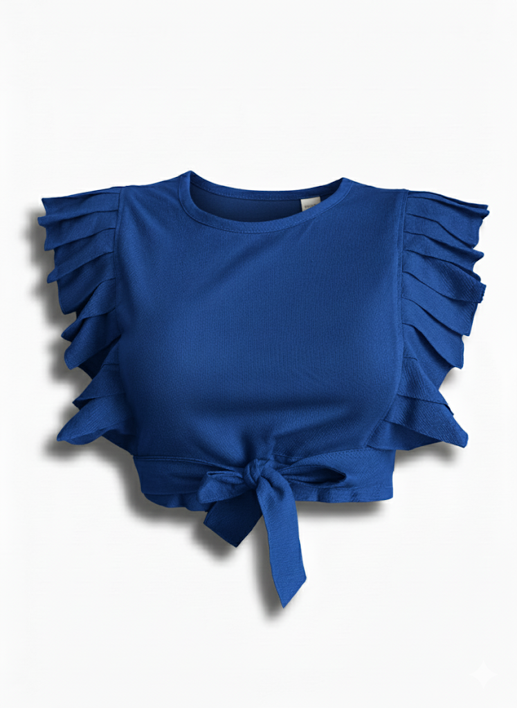 Basicos Blusa cruzada lisa