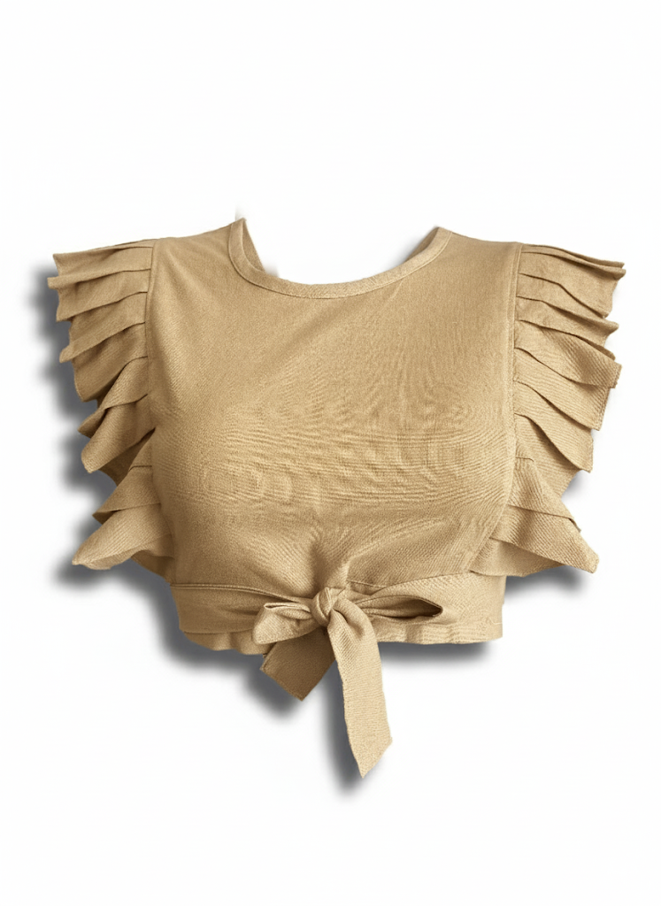 Basicos Blusa cruzada lisa