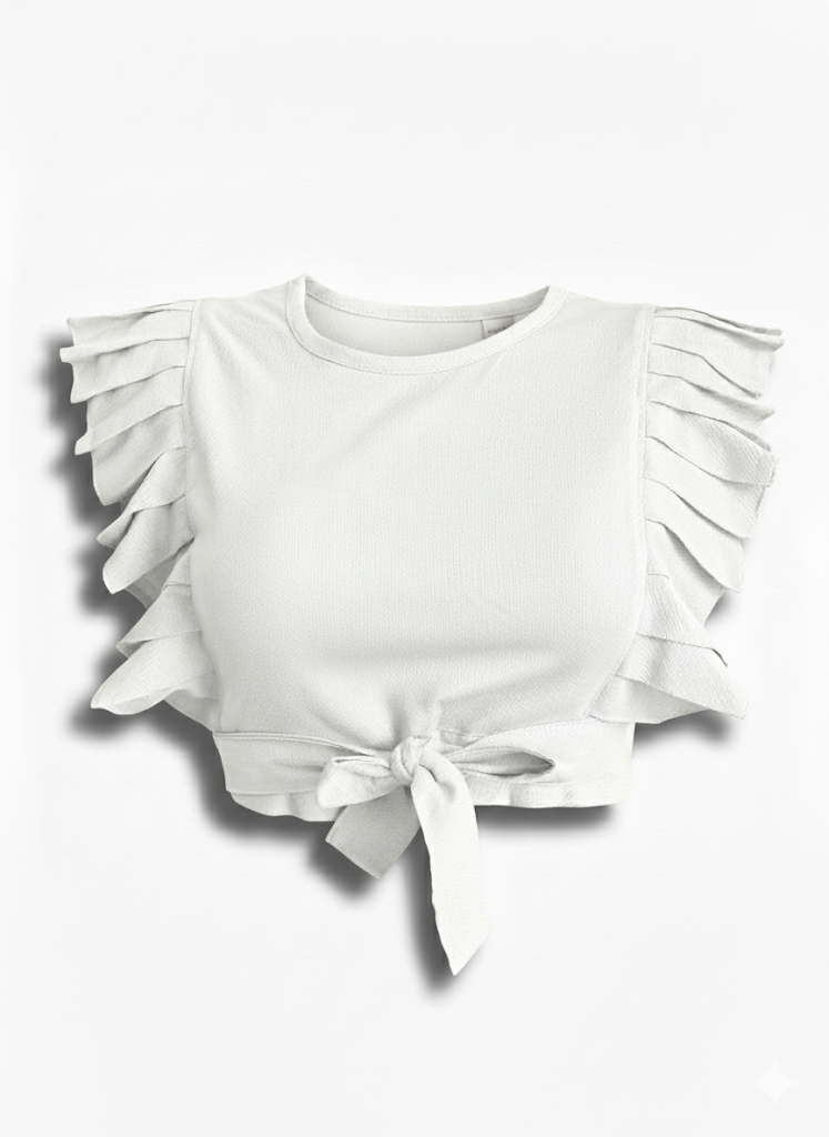 Basicos Blusa cruzada lisa