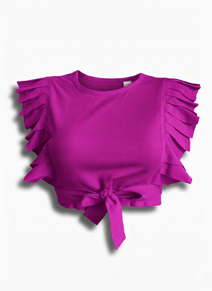 Basicos Blusa cruzada lisa