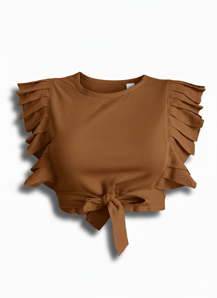 Basicos Blusa cruzada lisa