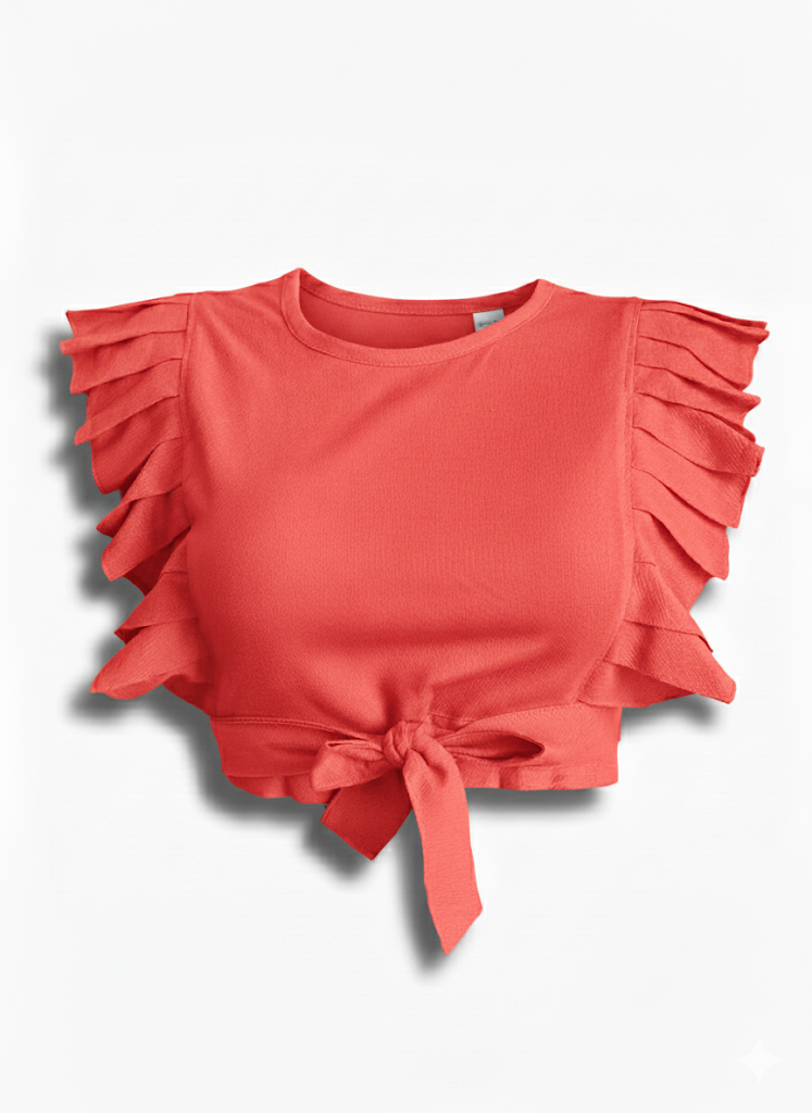 Basicos Blusa cruzada lisa