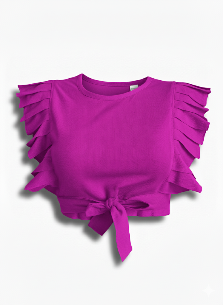 Basicos Blusa cruzada lisa