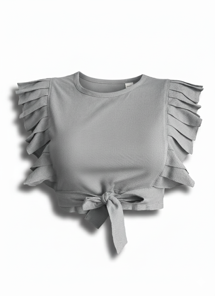 Basicos Blusa cruzada lisa