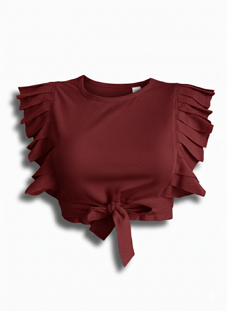Basicos Blusa cruzada lisa