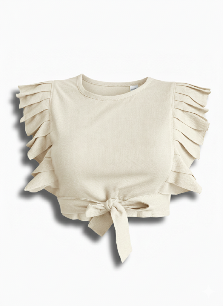 Basicos Blusa cruzada lisa
