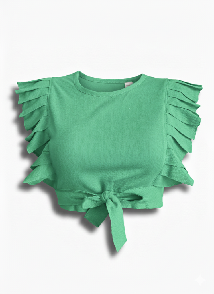 Basicos Blusa cruzada lisa