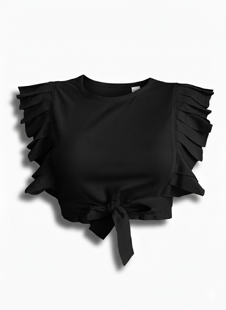 Basicos Blusa cruzada lisa