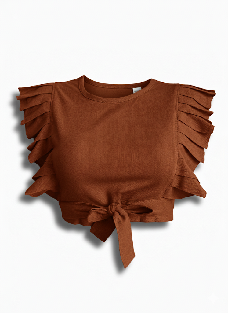 Basicos Blusa cruzada lisa