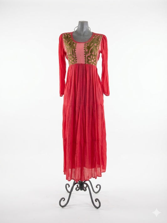 Vestido de Gala Coral | piezas únicas