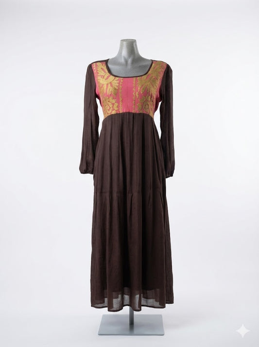 Vestido de Gala Cafe| piezas únicas