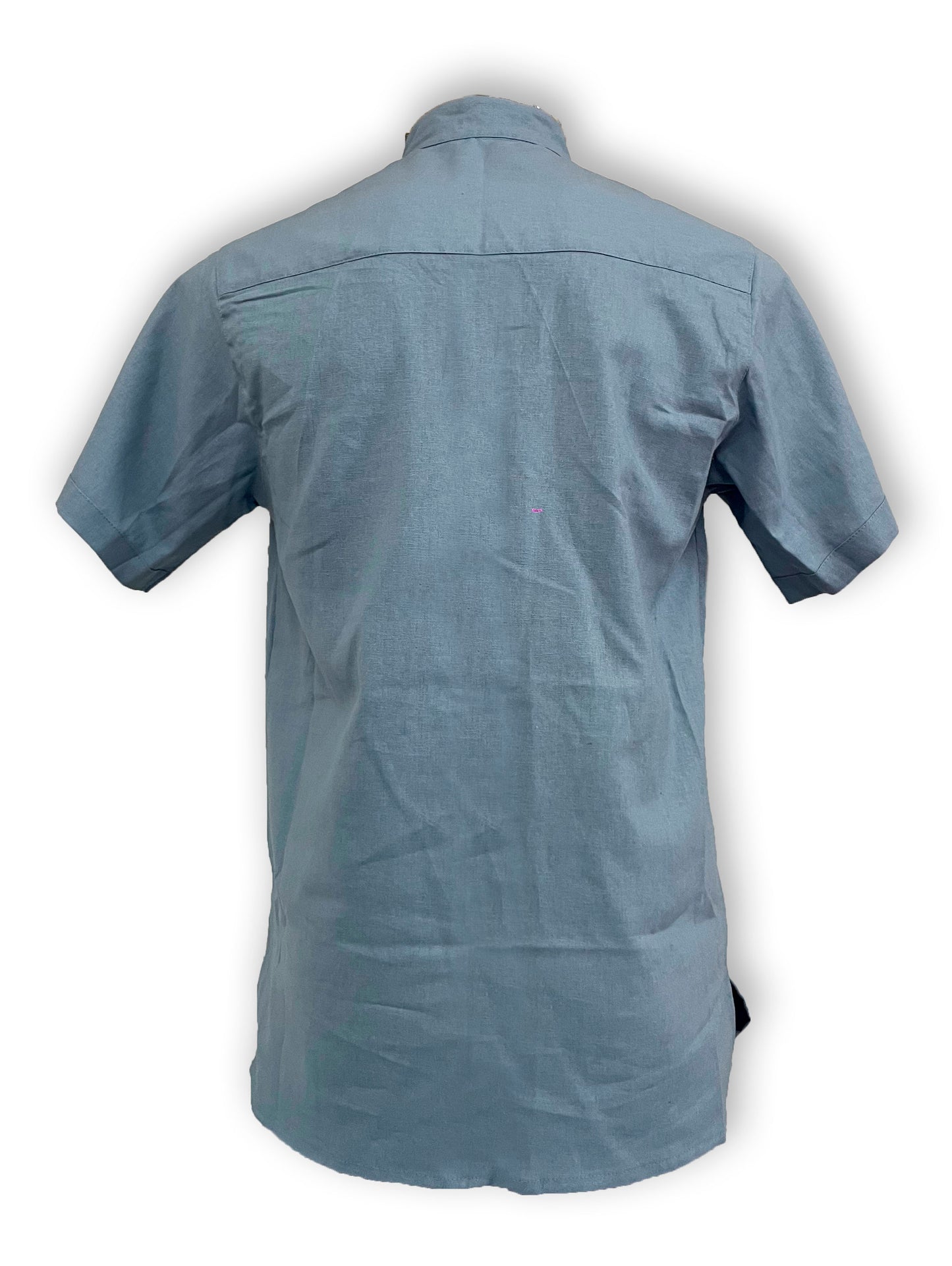Camisa Herrería, manga corta, color azul cielo, tallas CH, M, G