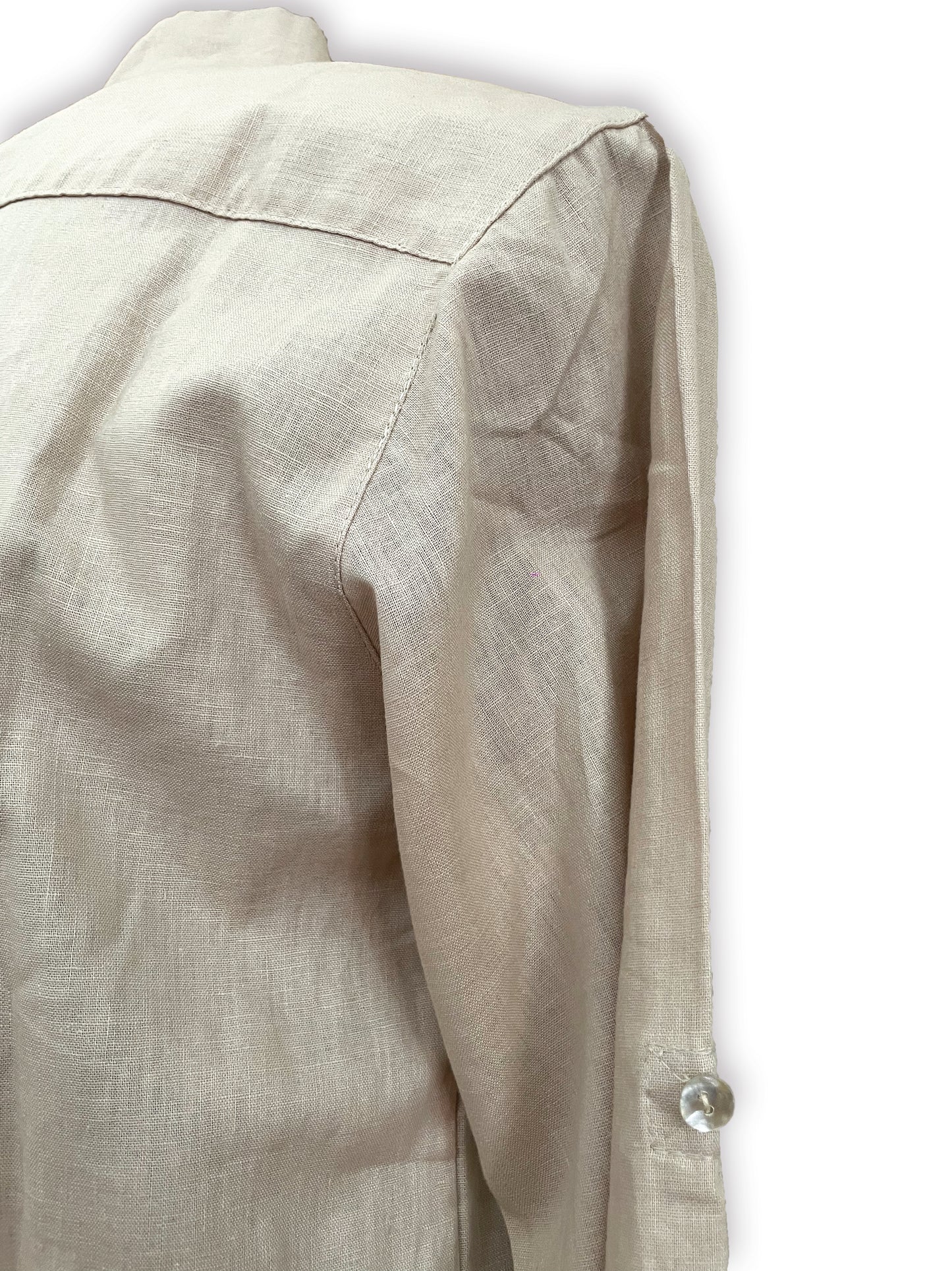 Camisa de lino sencilla