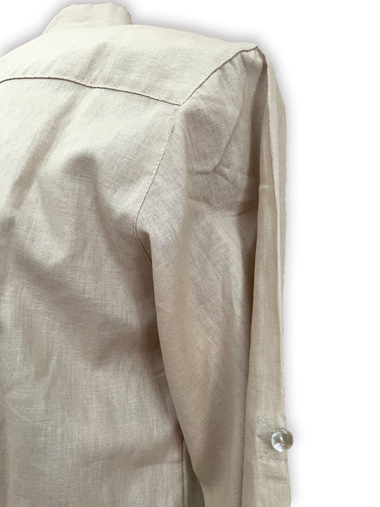 Camisa de lino sencilla