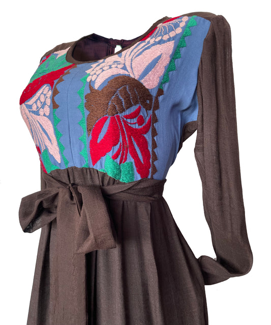 Vestido de Gala Café | pieza única