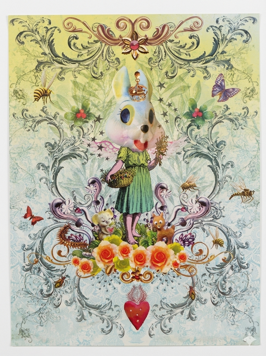 alebrije offset 43×56 cm; diseño gráfico con influencia mexicana