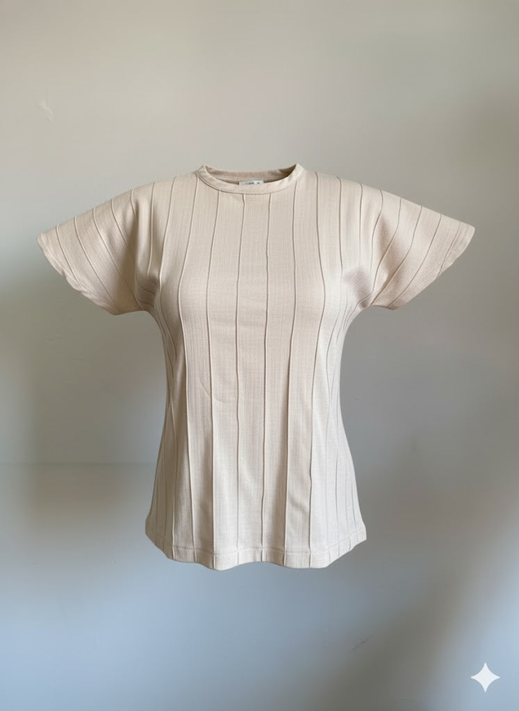 Blusa Tobalá alforzada de Lino o Tencel