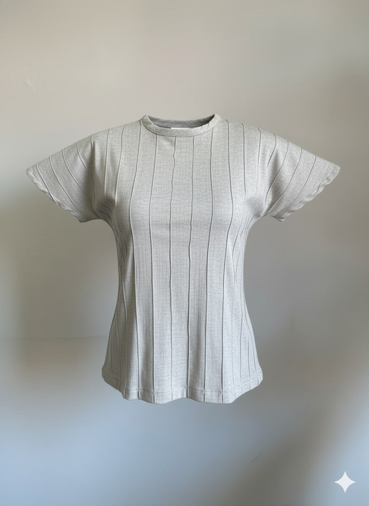 Blusa Tobalá alforzada de Lino o Tencel