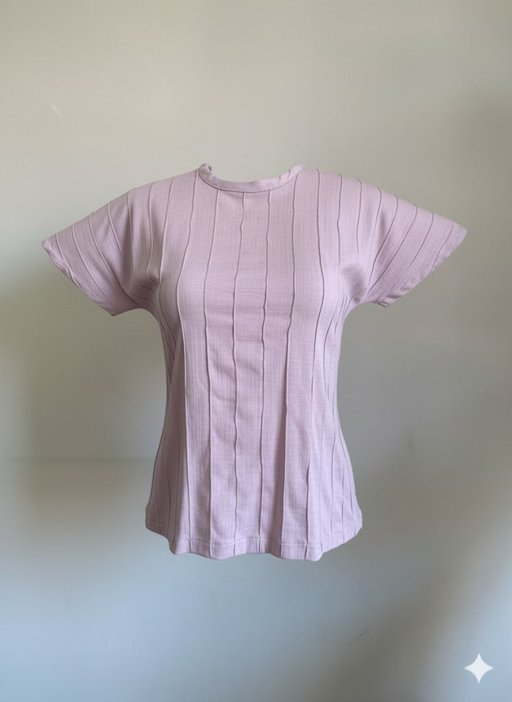 Blusa Tobalá alforzada de Lino o Tencel