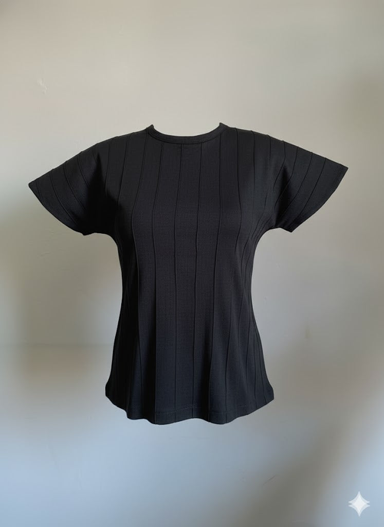 Blusa Tobalá alforzada de Lino o Tencel