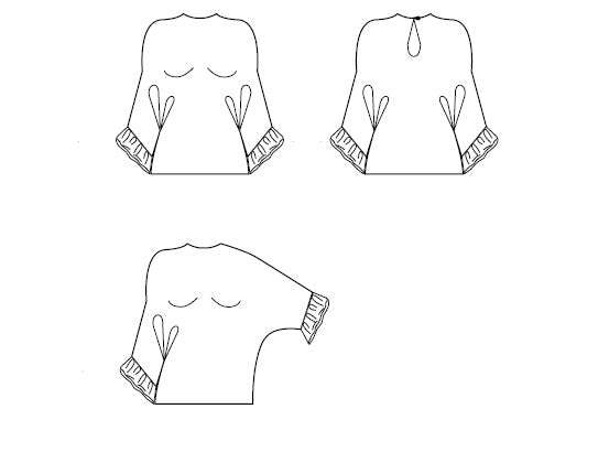 Blusa "Tobalá Kimono": Tencel - Sofisticación hecha a Mano en Oaxaca