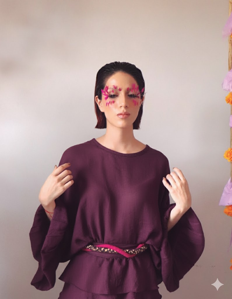 Blusa "Tobalá Kimono": Tencel - Sofisticación hecha a Mano en Oaxaca