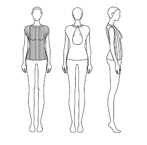 Blusa Tobalá alforzada de Lino o Tencel