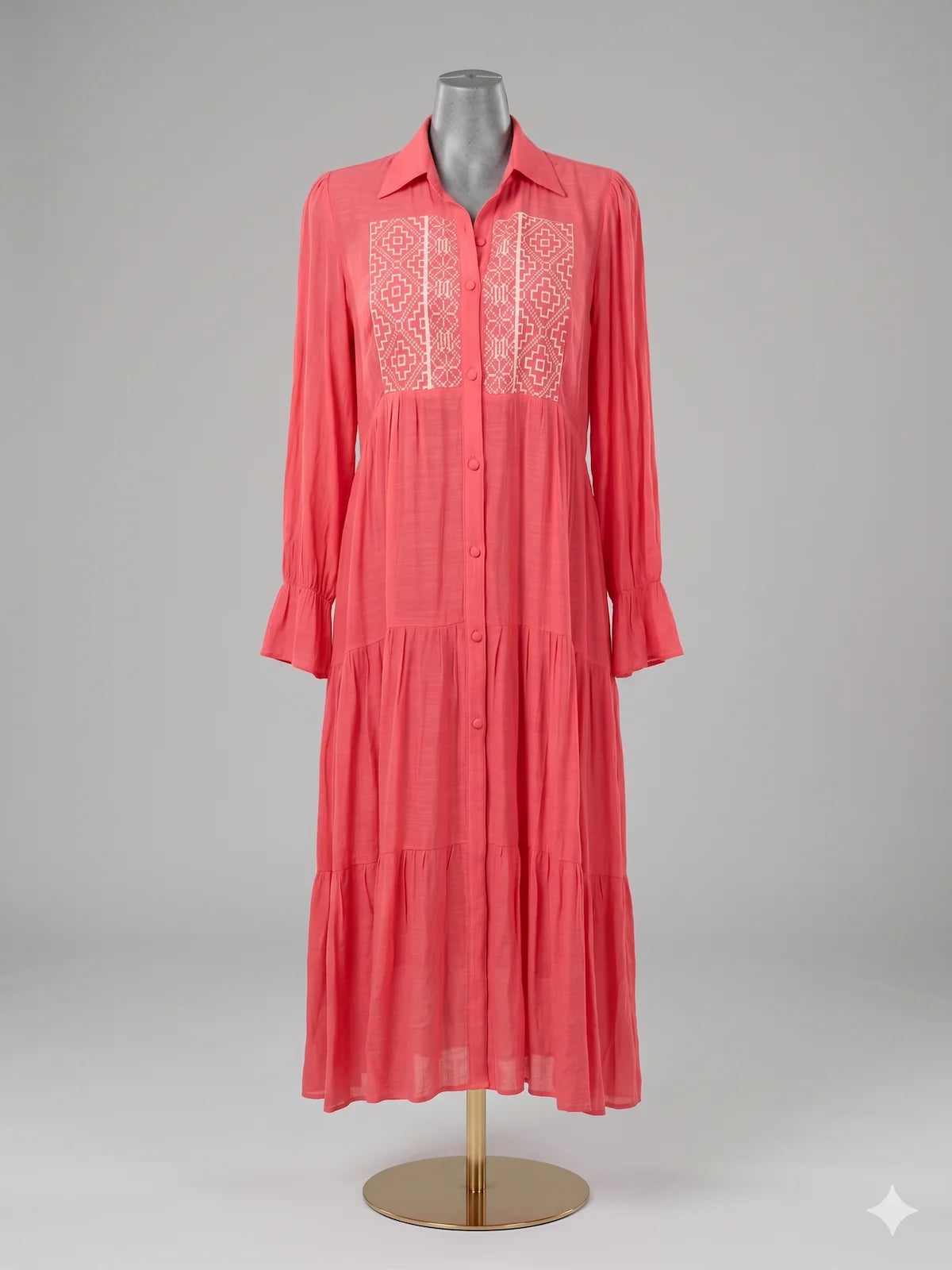 Vestido de Gala con botonadura