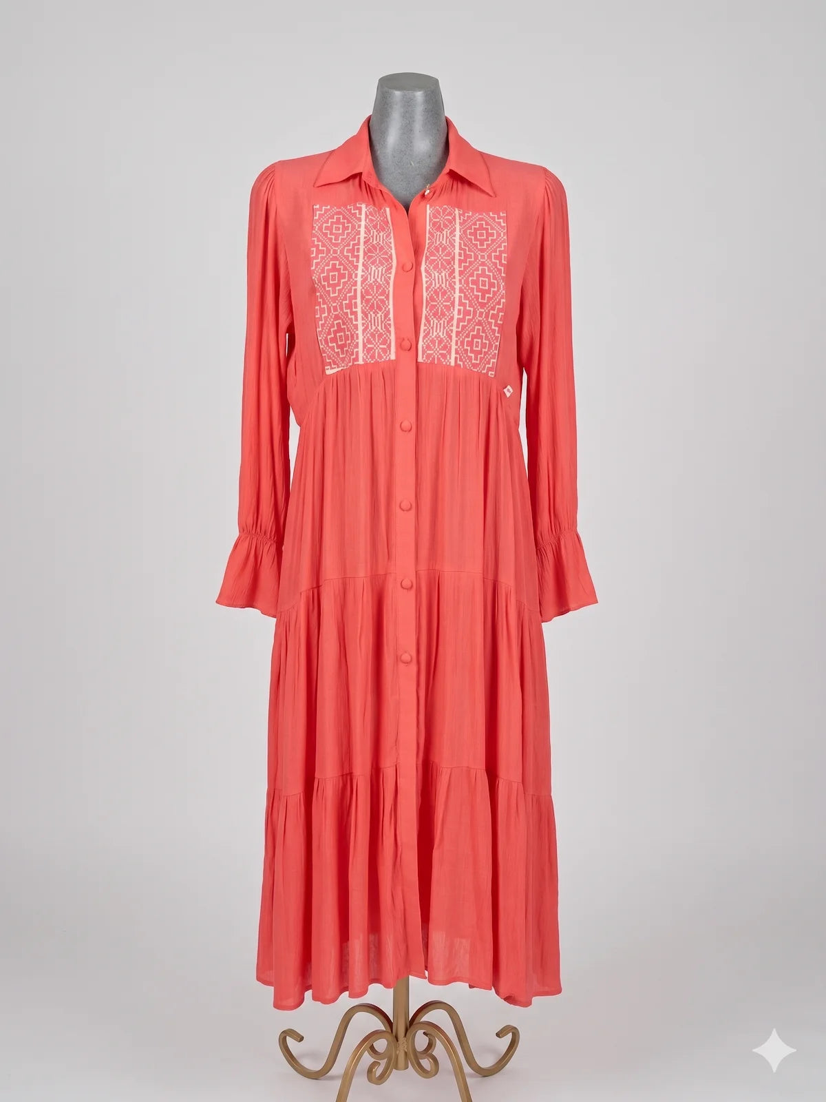 Vestido de Gala con botonadura