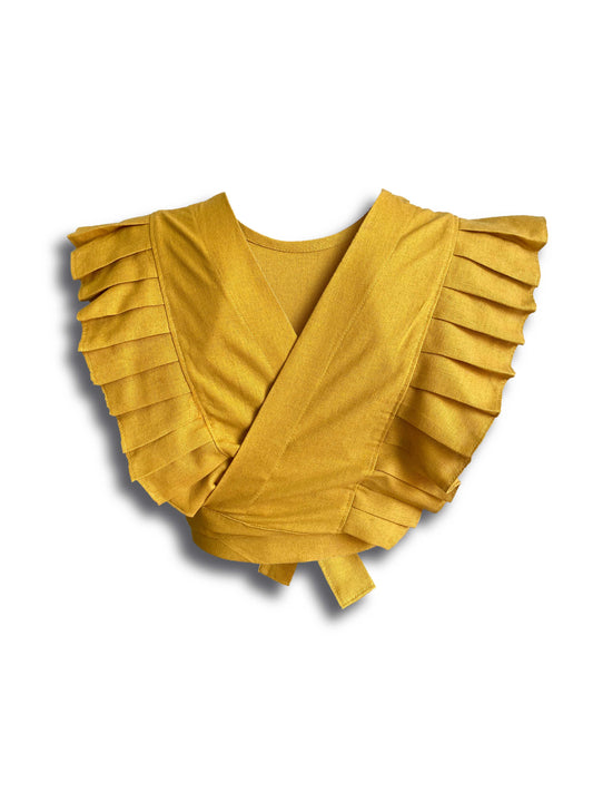 Basicos Blusa cruzada lisa