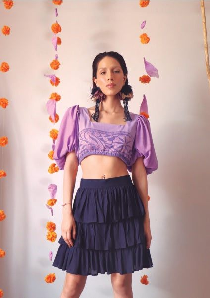 minifalda mujer chic vibe hecha en oaxaca