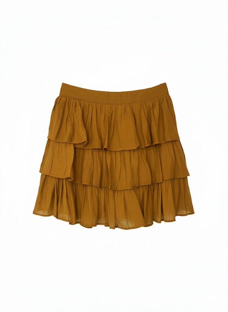 Herreria falda corta 3 olanes dama