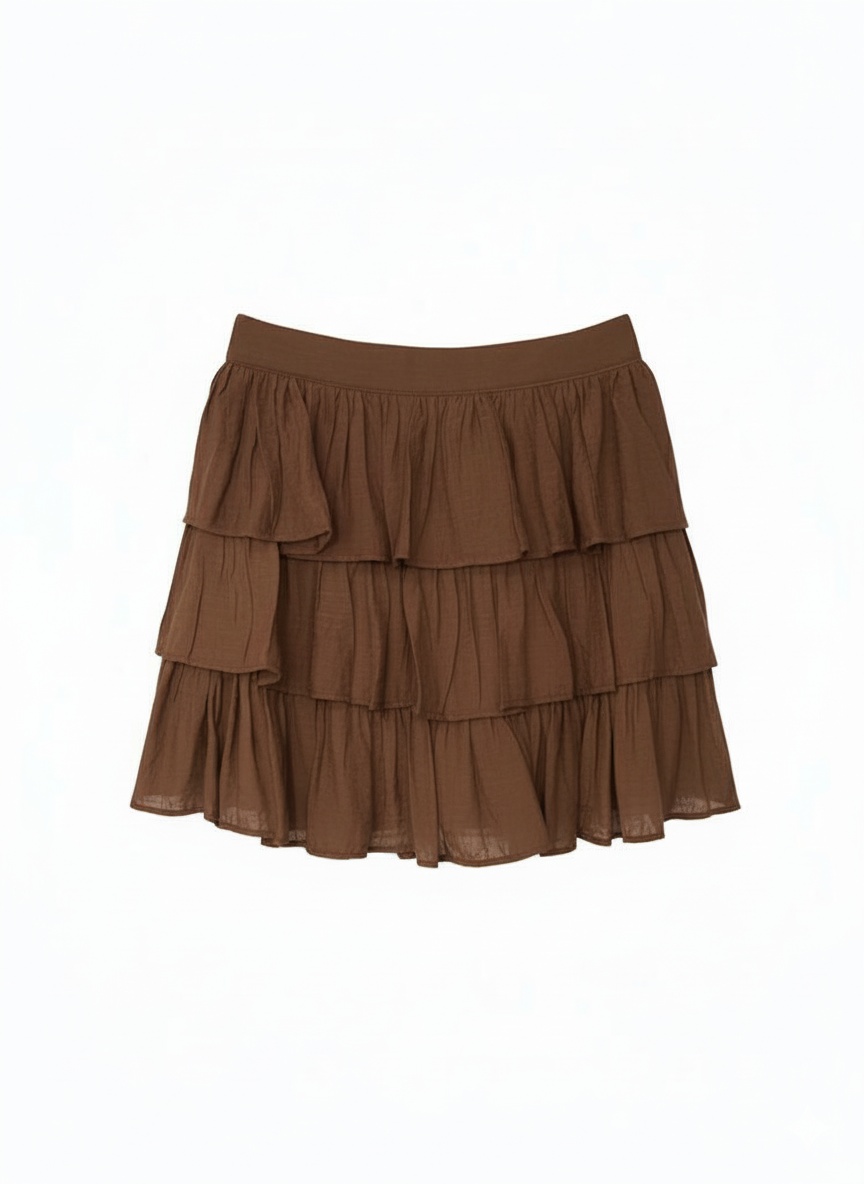 Herreria falda corta 3 olanes dama