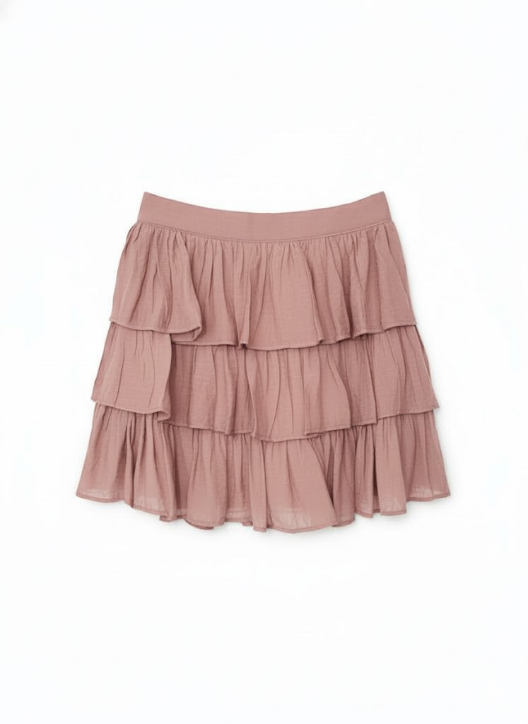 Herreria falda corta 3 olanes dama