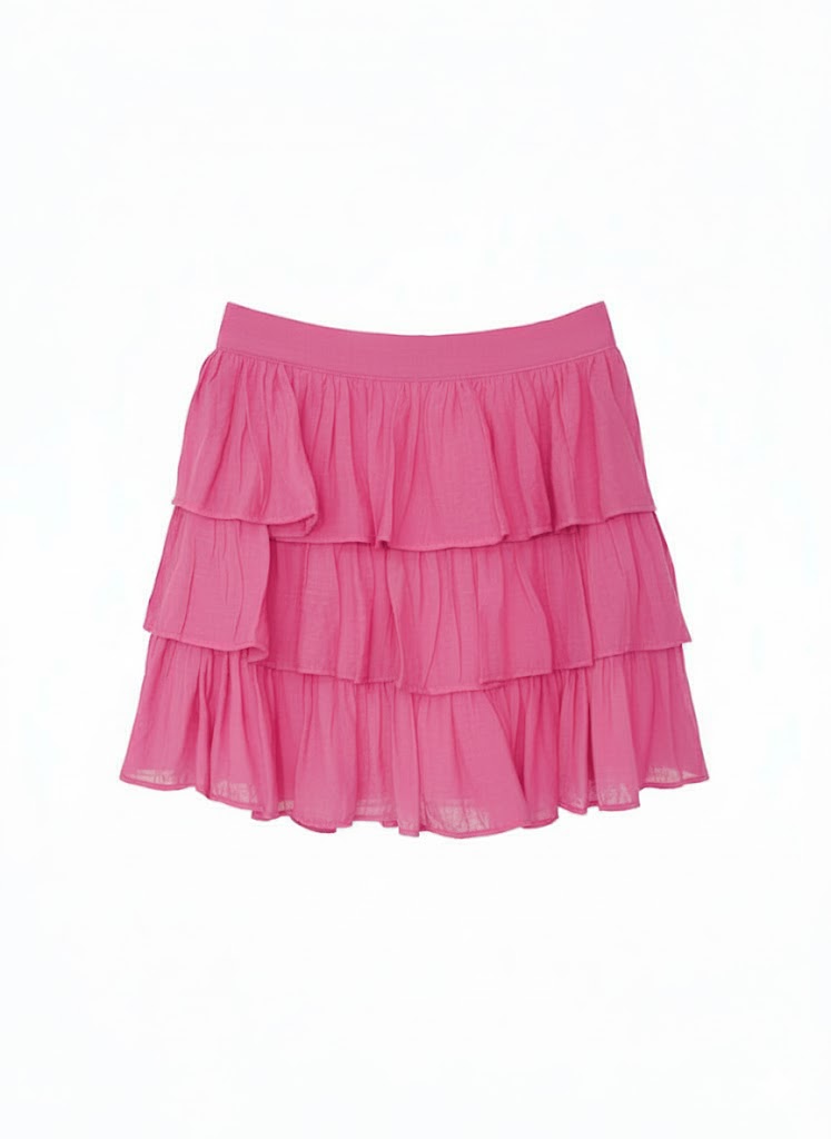 Herreria falda corta 3 olanes dama
