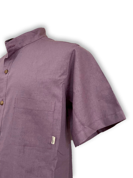 Camisa de lino, manga corta, tallas CH, M, G, muchitos