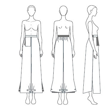 Pantalón Brisa – Pantalón amplio para mujer, hecho en Oaxaca