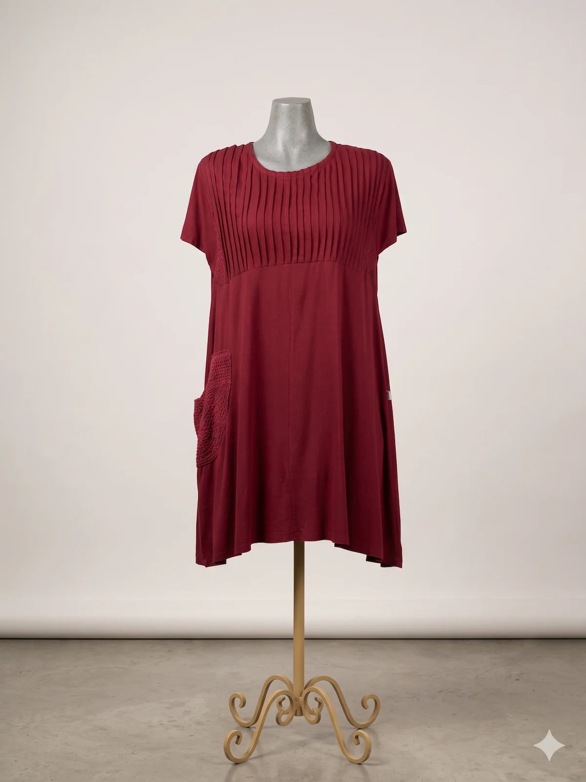 Vestido Corto Asimétrico Bolsa Tejida Petricor – Lino Premium