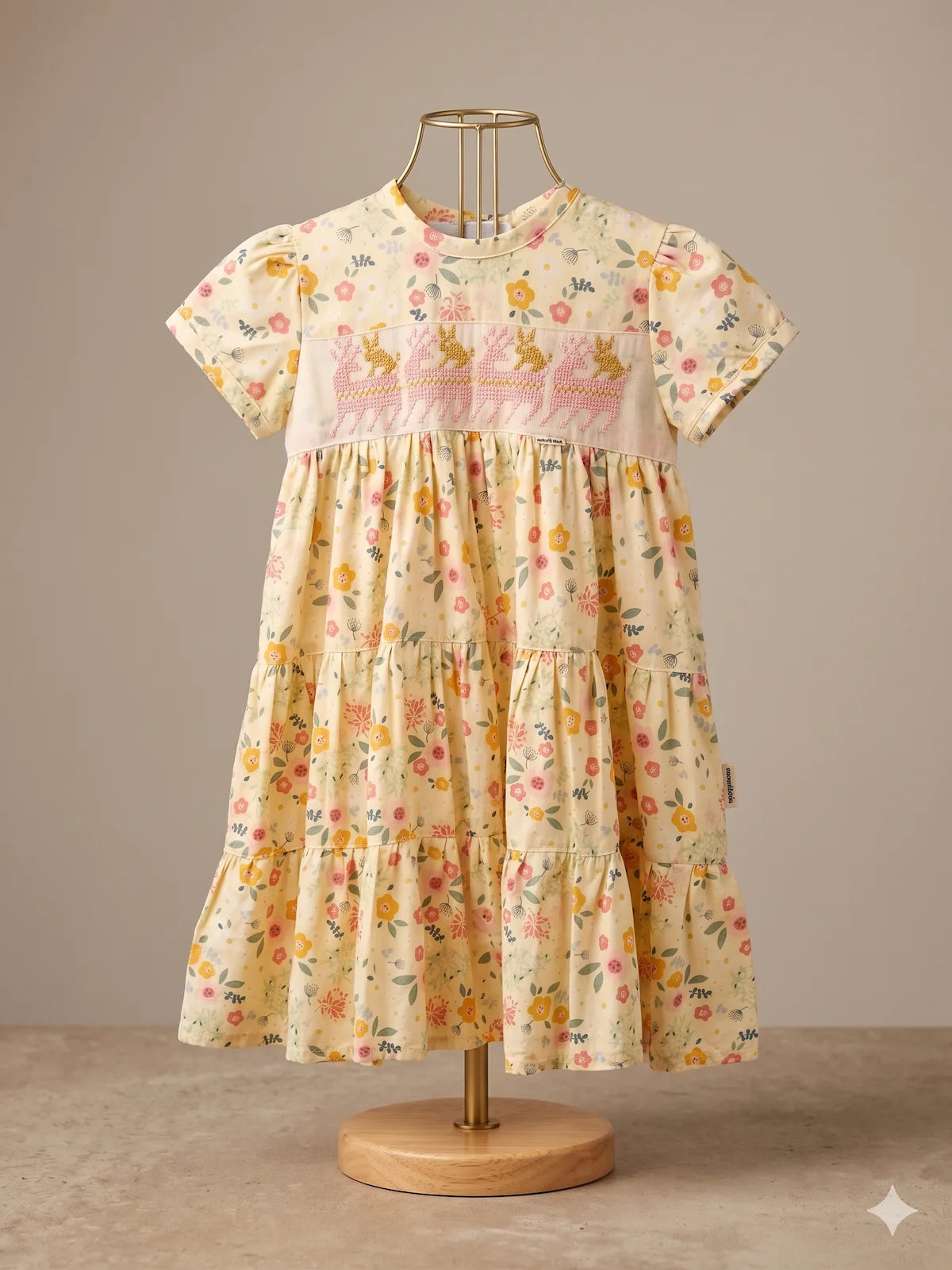Vestido niña venaditos